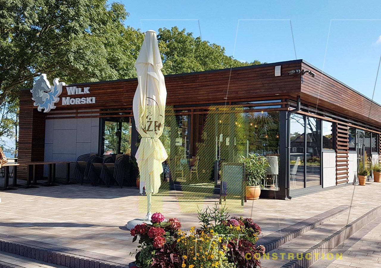 modulární budovy. gastronomické pavilony – m&w construction