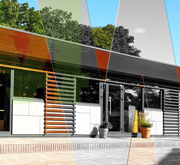 Marine restaurant pavilion