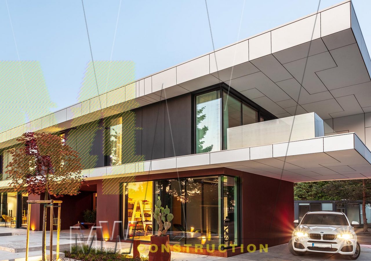 restaurace pavilony, Rezidenční pavilony – m&w construction