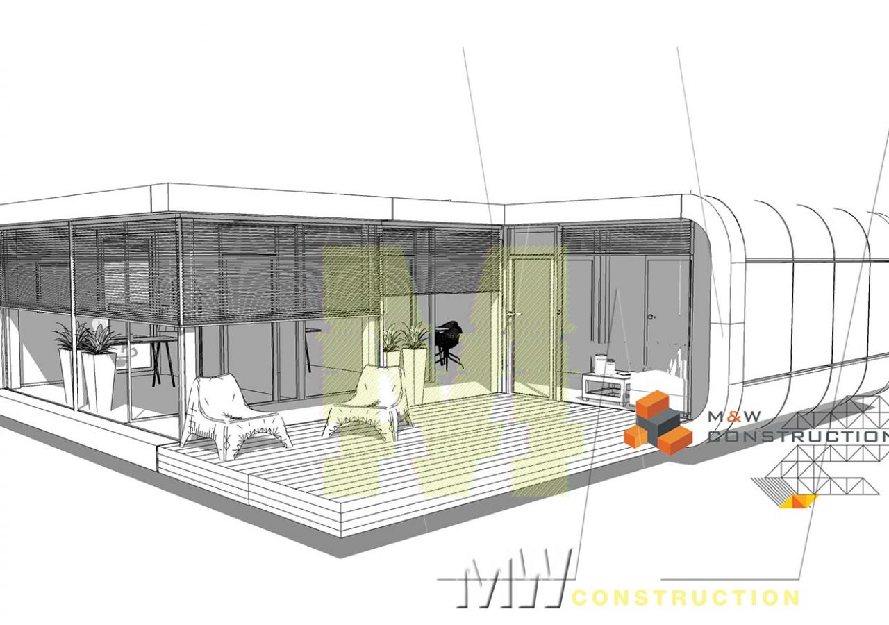 modulárníbudovy design – výroba komerčních pavilonů