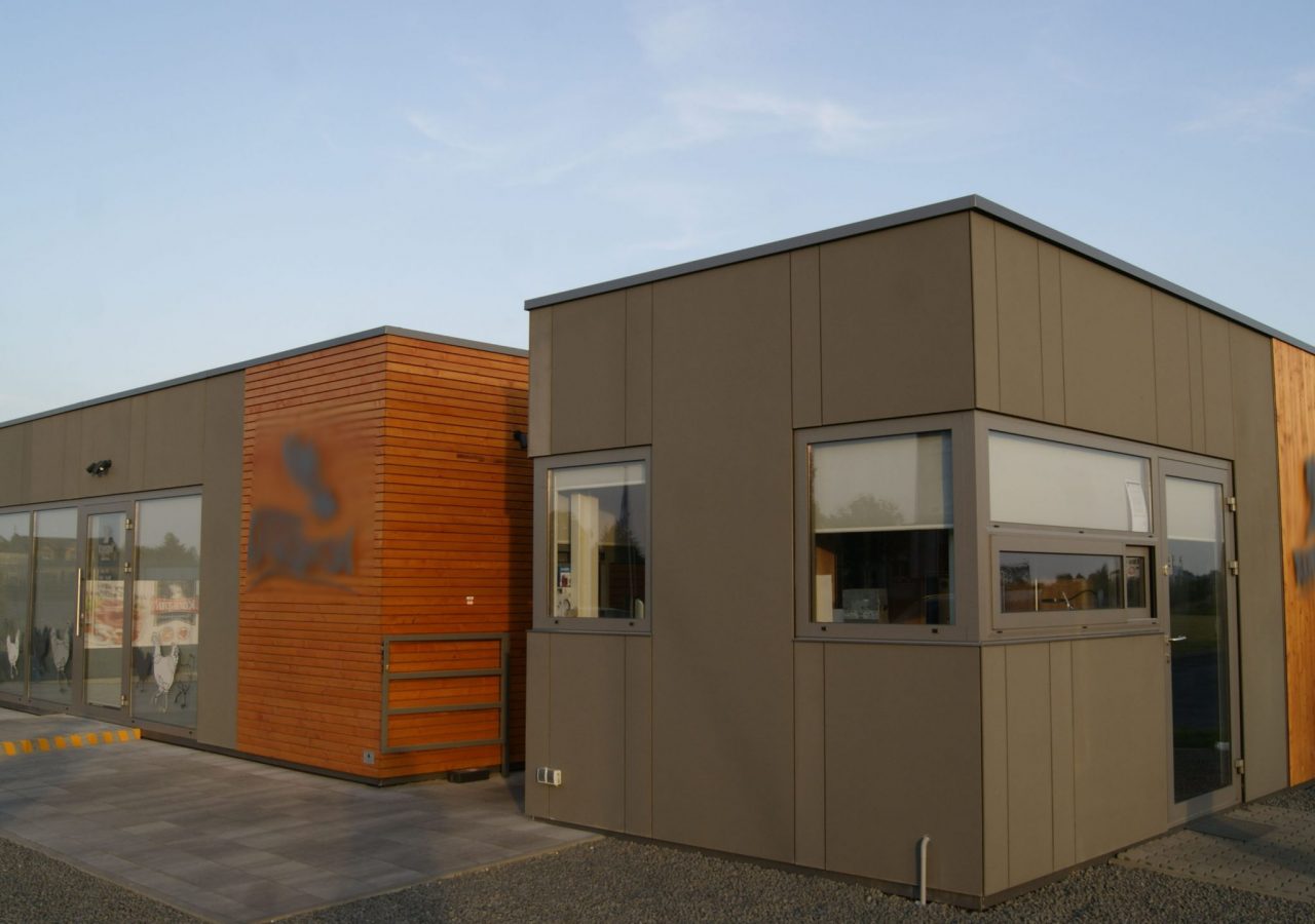 moderní kancelářské kontejnery EQUITONE - obchodnipavilony.cz