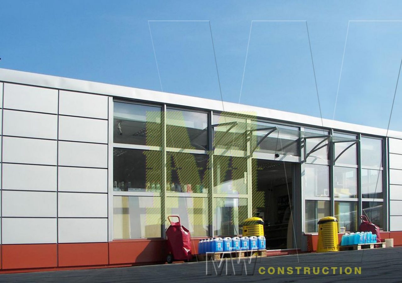 komerční pavilony - M&W CONSTRUCTION