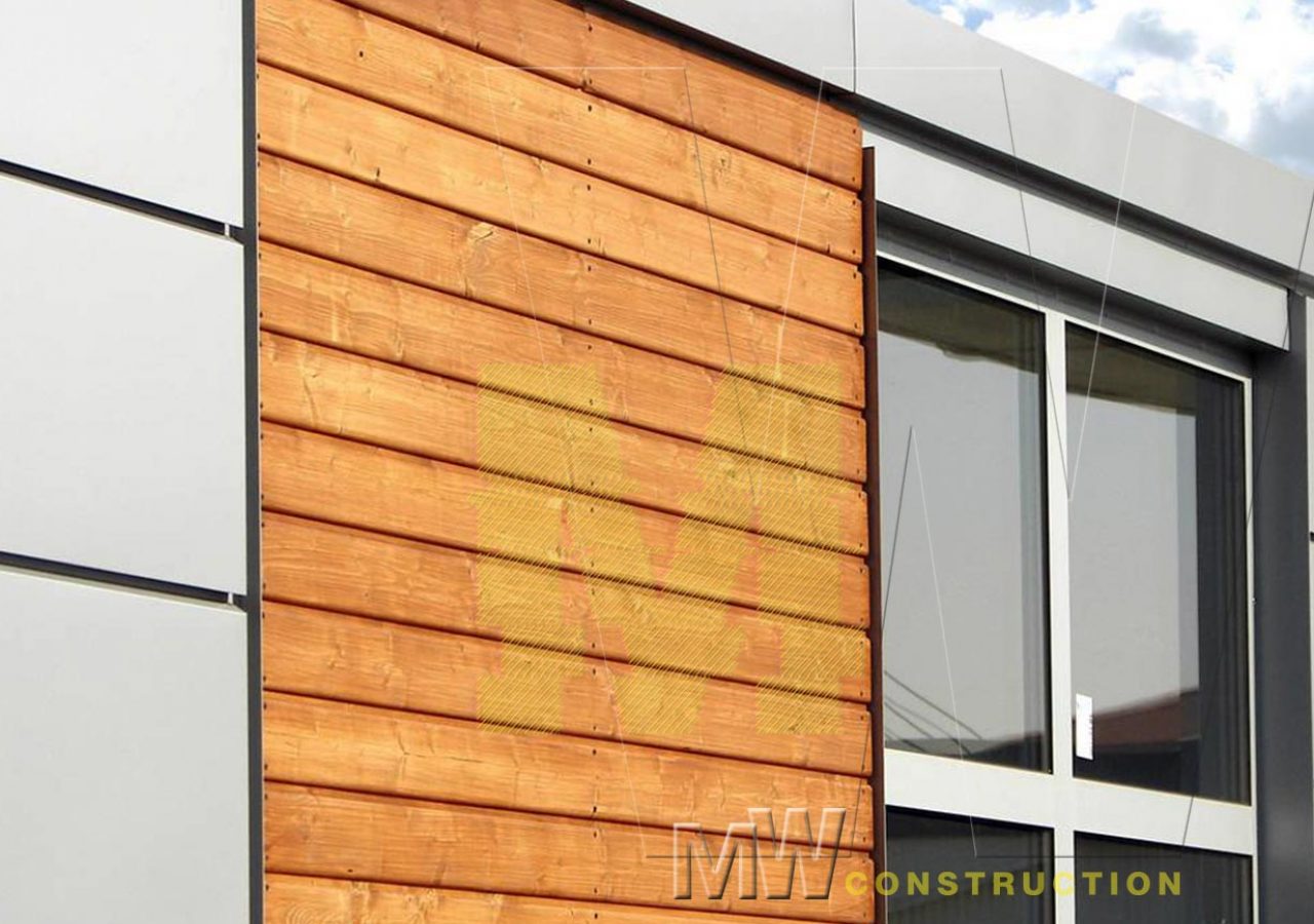 Pavilony Stavba sendvičových panelů - M&W CONSTRUCTION