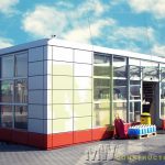 modulární obchodní pavilony