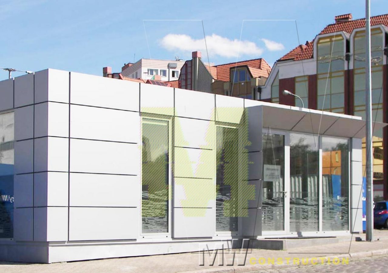 Obchodní pavilony – pronájem - M&W CONSTRUCTION