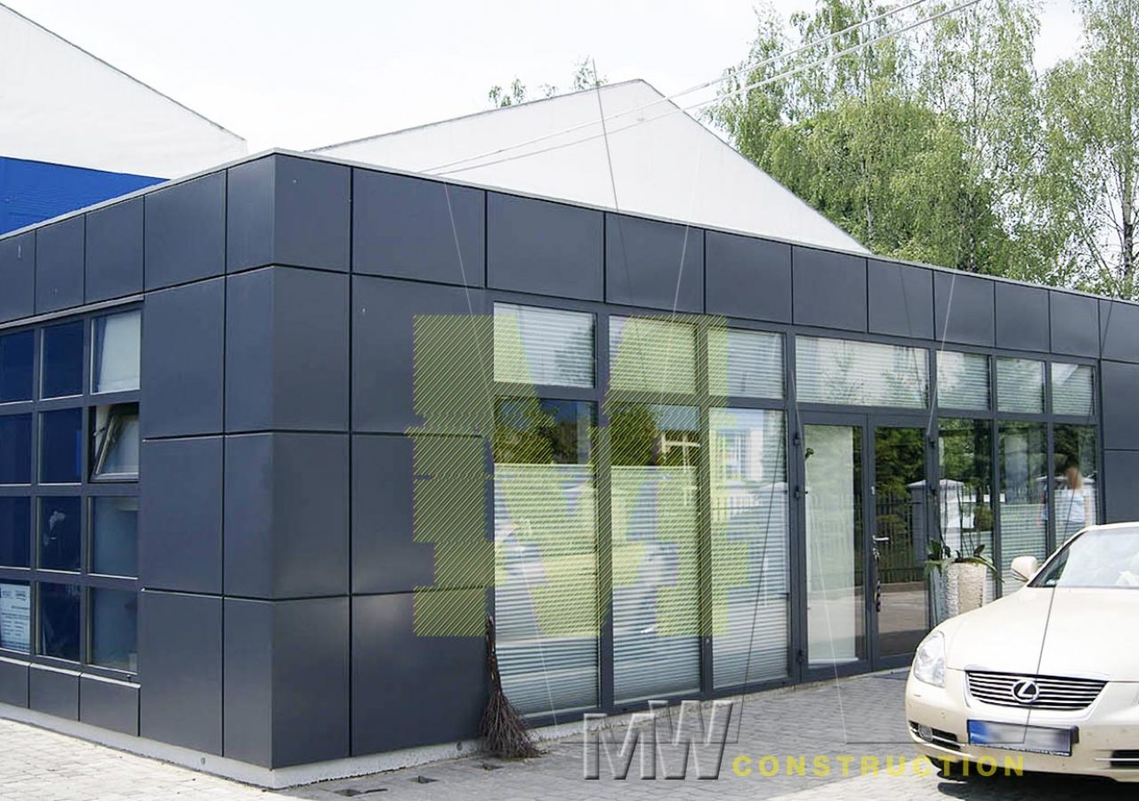 komerční pavilony - M&W CONSTRUCTION