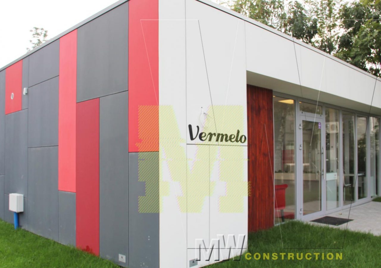Fasádní fasádní materiál – EQUITONE, pavilony