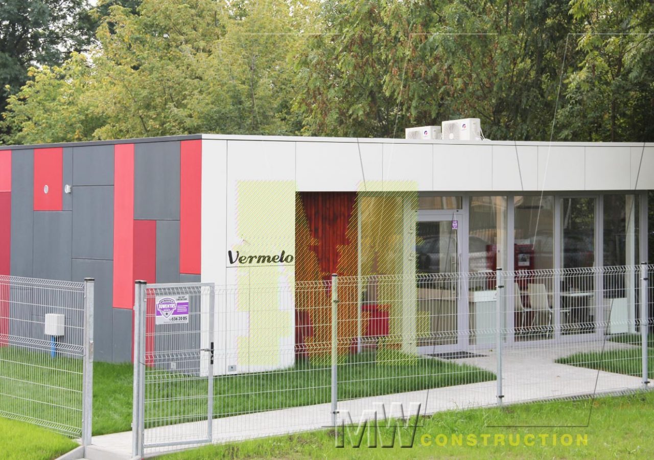 Moderní kancelářské kontejnery EQUITONE - M&W CONSTRUCTION