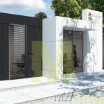 výroba komerčních pavilonů, město Praha - M&W CONSTRUCTION