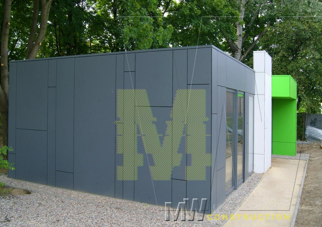 moderní kancelářské pavilony - m&w construction