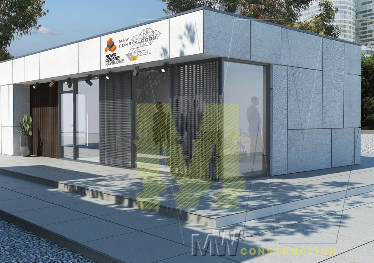 Pavilony EQUITONE [materia] město Praha - M&W CONSTRUCTION