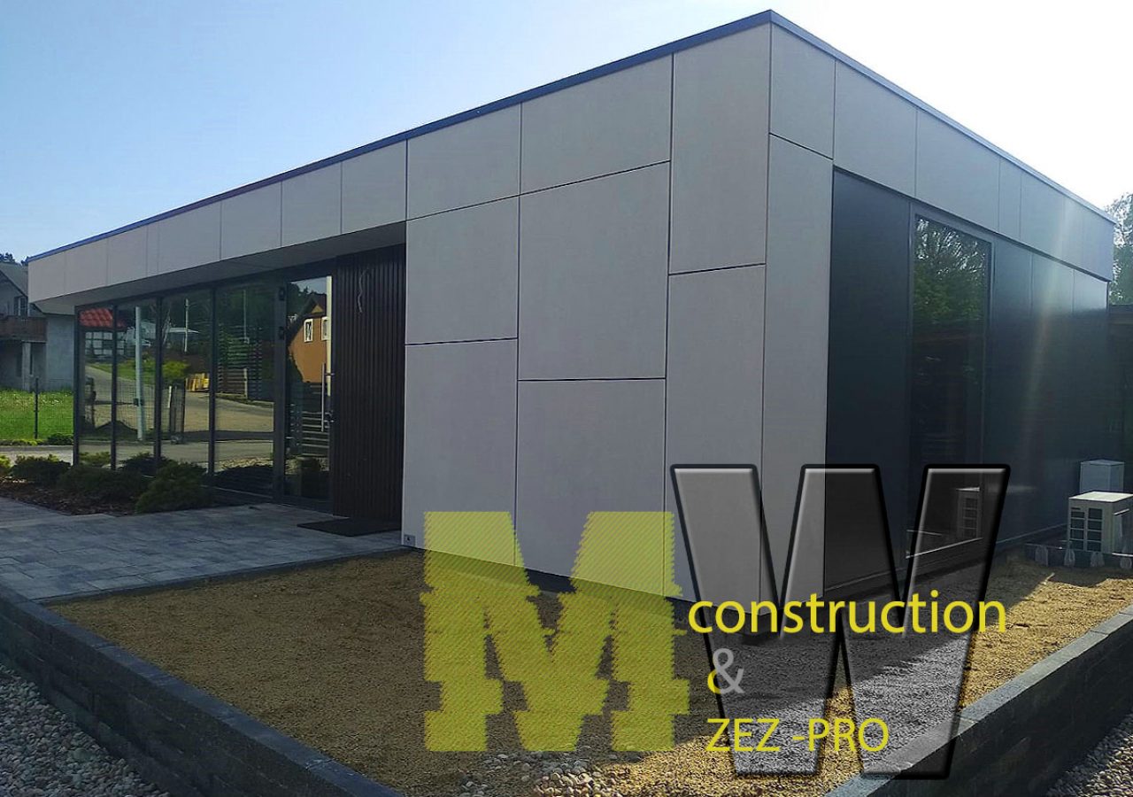 servisní pavilony - M&W CONSTRUCTION