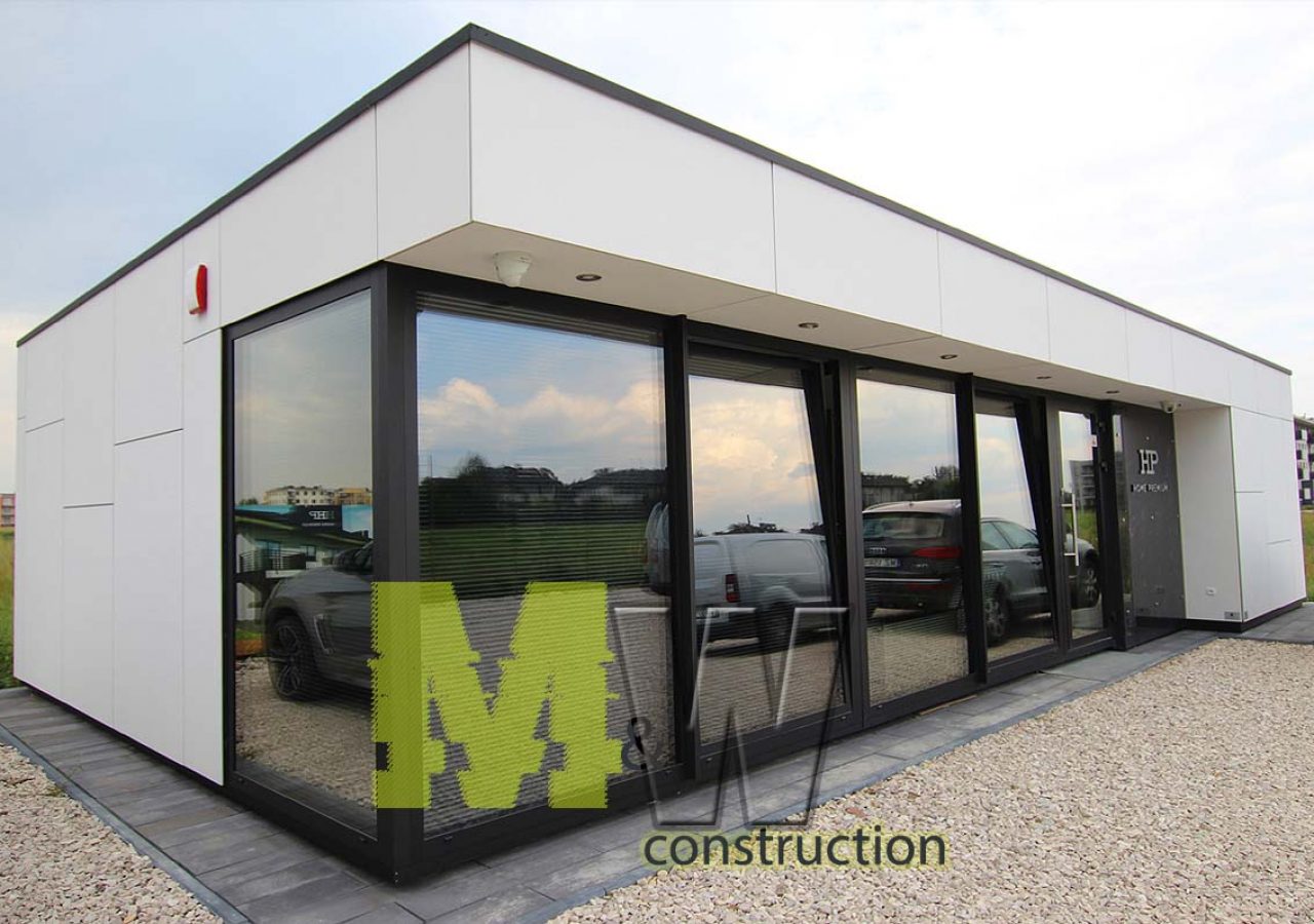 architektura, fasády, moderní pavilony - M&W CONSTRUCTION