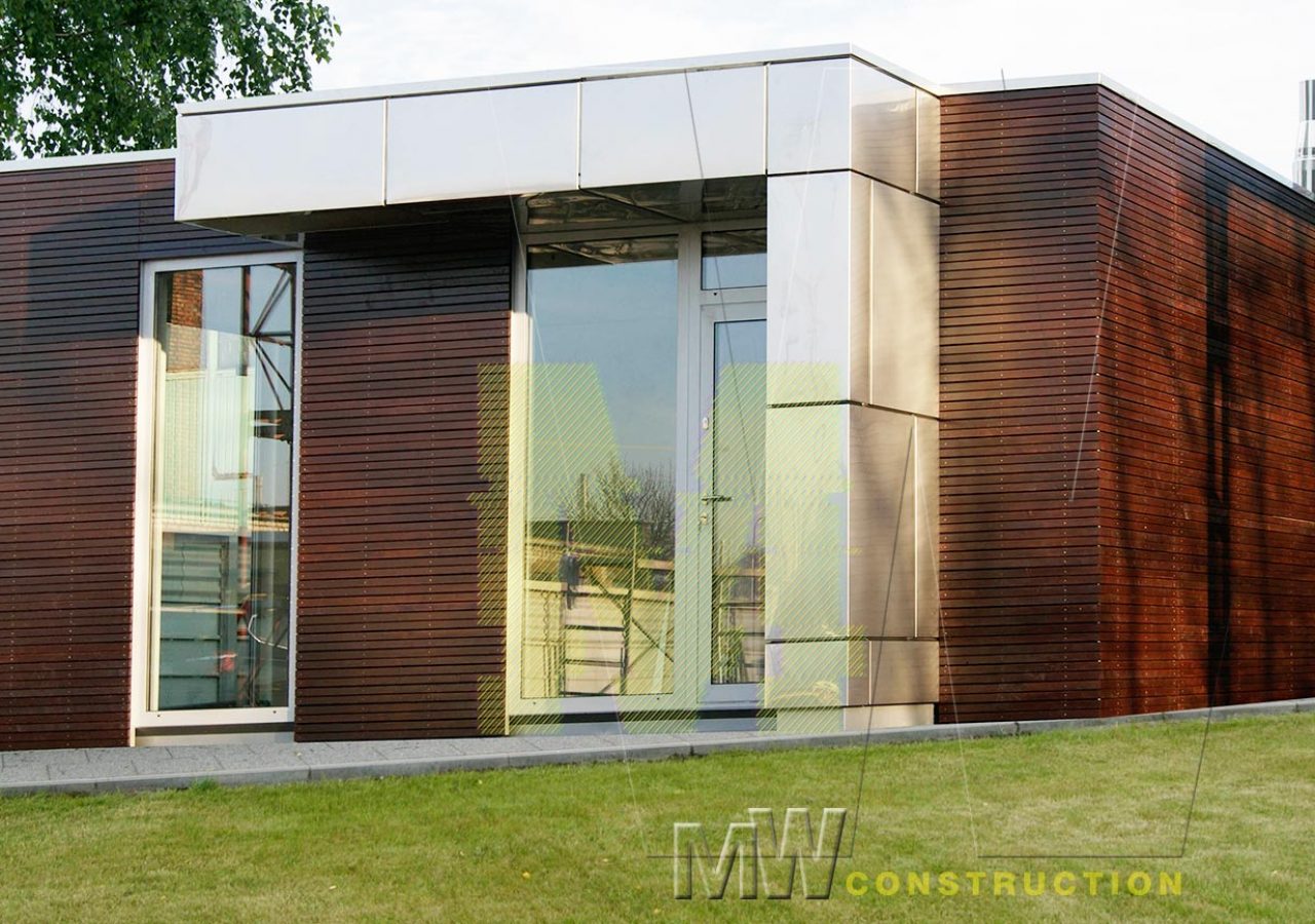 polyuretanové sendvičové panelové pavilony M&W CONSTRUCTION
