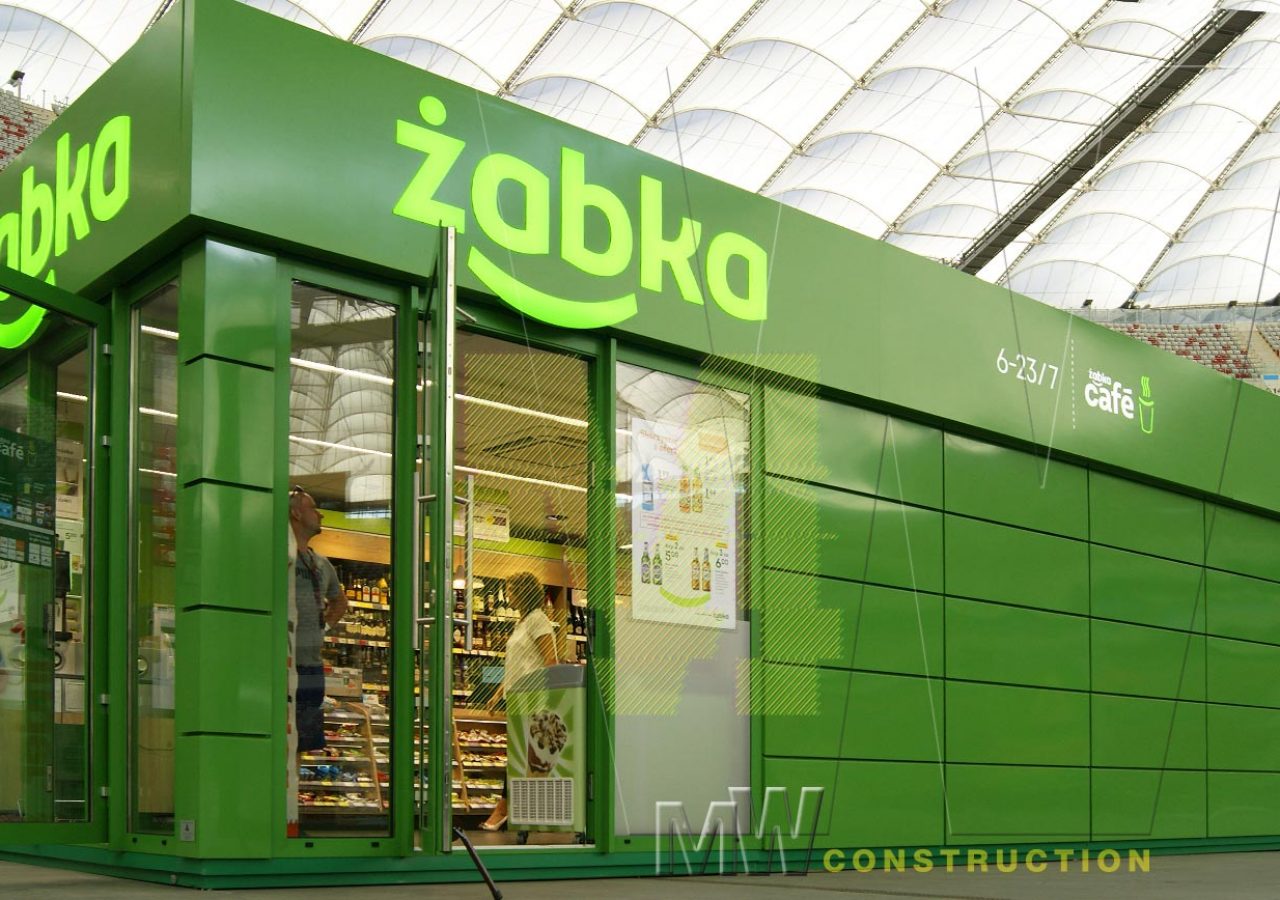 obchod pavilony – m&w construction